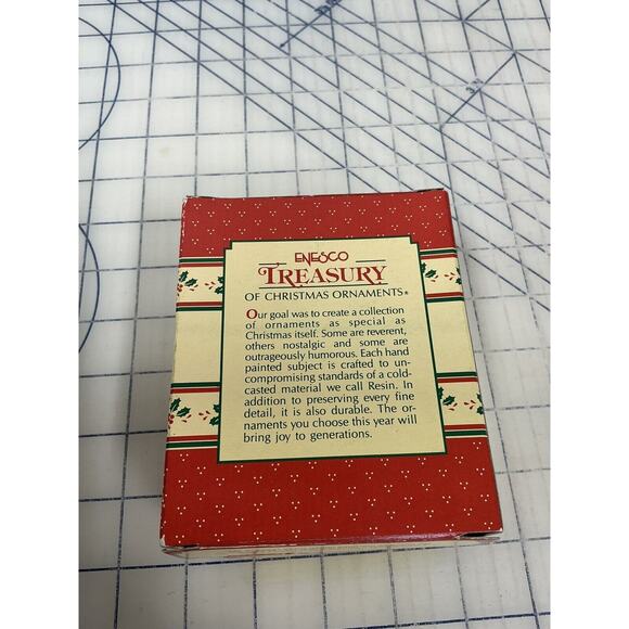 VTG 1989 Enesco Treasury Christmas Tree Ornament "Sparkles" Elf # 561843 NEW - Picture 6 of 8